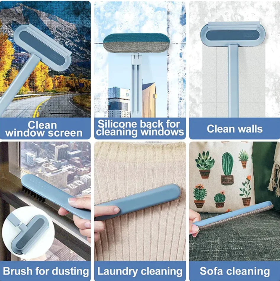 4-in-1 Pet Hair Remover & Cleaning Brush